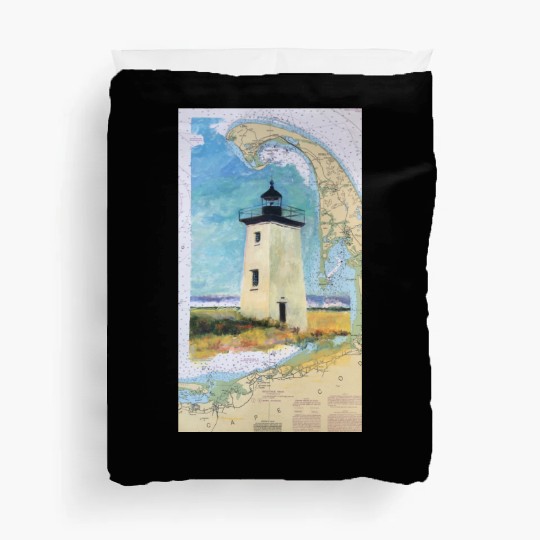 Long Point Light House Ptown Cape Cod Duvet Covers