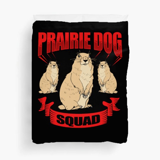 Prairie Dog Groundhog Squirrel Xerini Rodent Duvet Covers