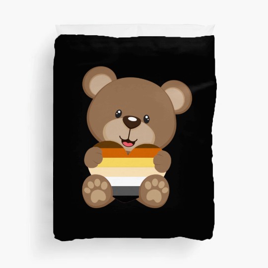Teddy Bear LGBT Gay Pride Cartoon CSD Fetish Duvet Covers