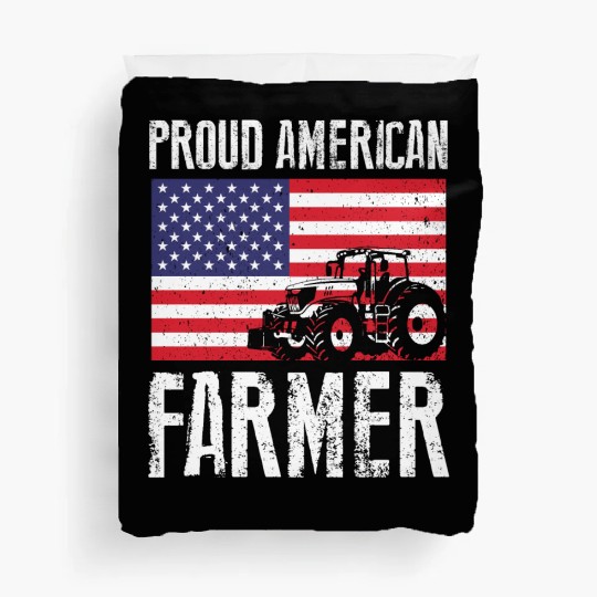 Proud American Farmer Gift Duvet Covers