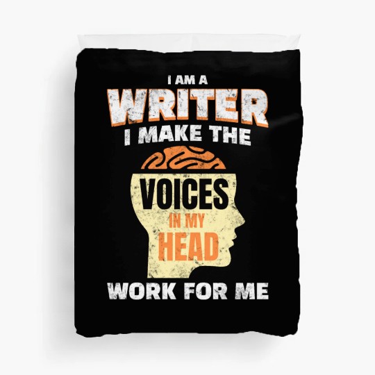 Book writer Blog writer script writer Duvet Covers