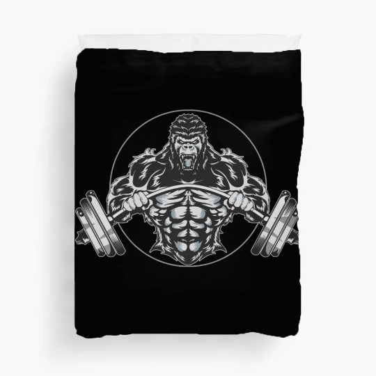 Gorilla Gym Beast / Bodybuilding Duvet Covers