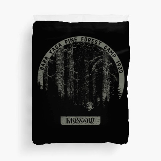 Occult Russian Witch - Baba Yaga Satanic Vintage Duvet Covers