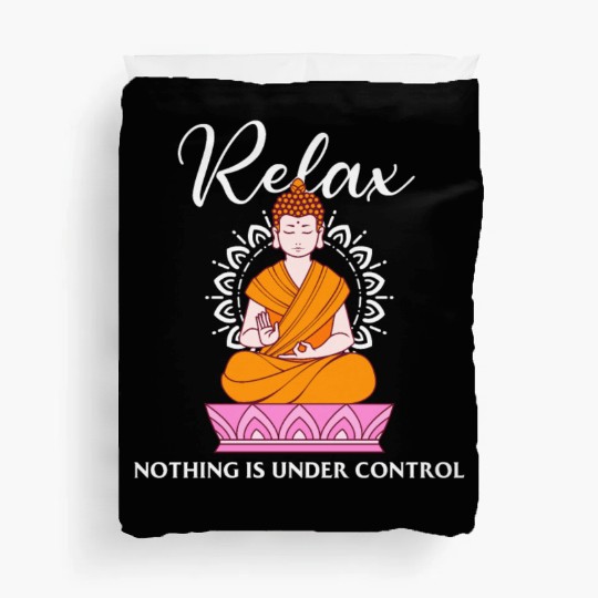 Buddha Quote india hindu shanti Buddhist Relax Duvet Covers