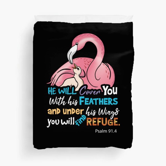 Bible Verse, Refuge Duvet Covers