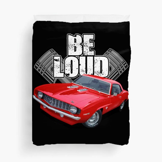 be loud camaro Duvet Covers