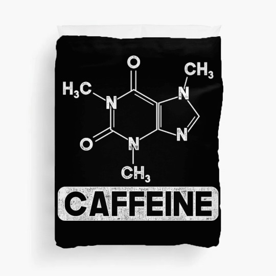 Chemistry Caffeine Duvet Covers