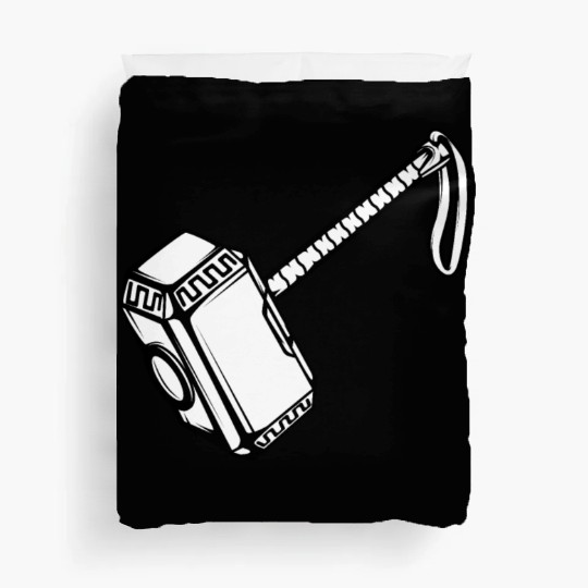Hammer Thor myth fable god greek gift Duvet Covers