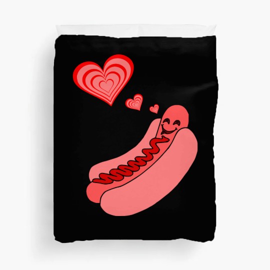 Hot Dog Love Duvet Covers