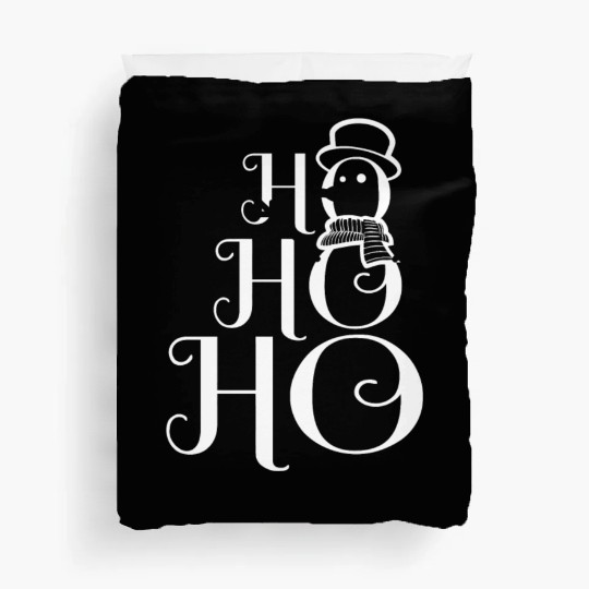 HO HO HO SNOWMAN Duvet Covers