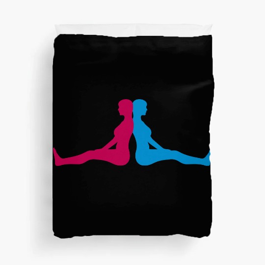 2 naked girlfriends Duvet Covers