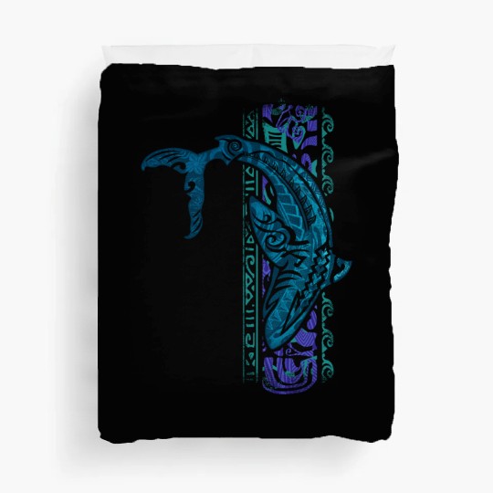 Hawaiian Shark - Polynesian Tribal Shark Duvet Covers