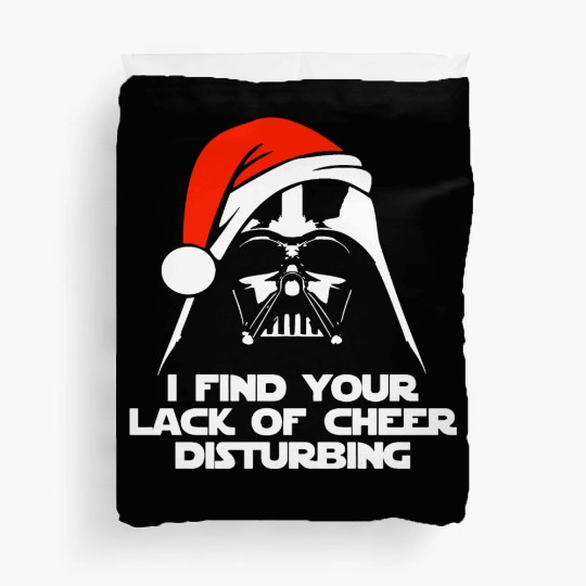 Darth Vader Santa Claus Christmas Sweater Design Duvet Covers