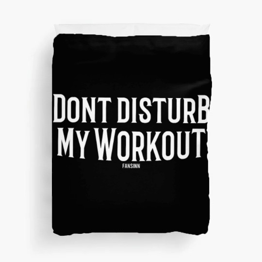 Training Gym spell Duvet Covers