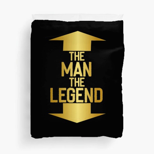 the man the legend Duvet Covers