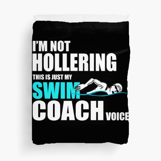 Swimming, Swim, Funny, Swimmer Duvet Covers