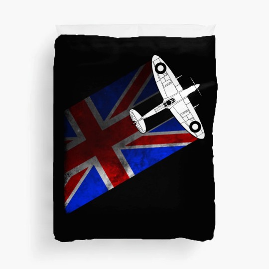 Spitfire UK Flag Mk.1 RAF British WWII Duvet Covers