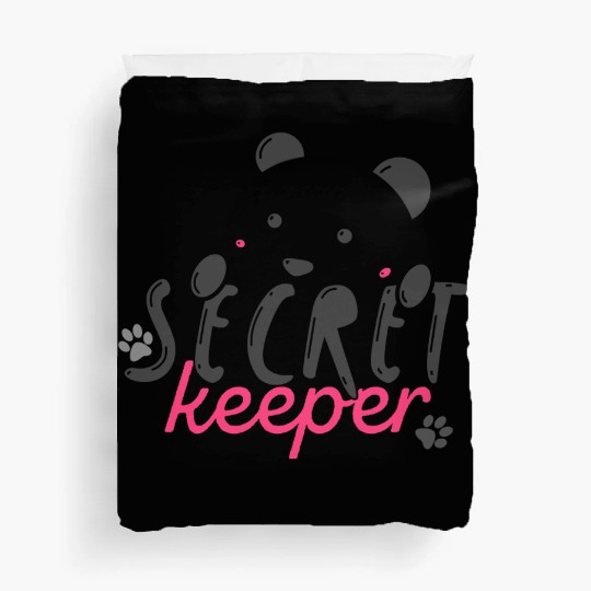 Teddy bear secret keeper Duvet Covers