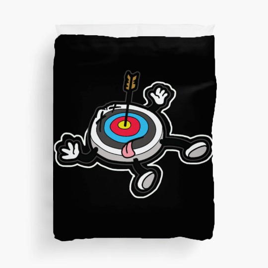 DEAD ARCHERY TARGET Duvet Covers