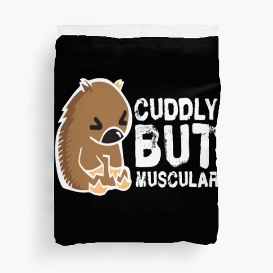 Cuddly But Muscular Wombat Sweet Australia Wild Duvet Covers