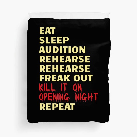 THEATRE: Kill It On Opening Night Duvet Covers