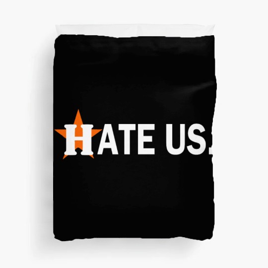 hate us houston astros Duvet Covers