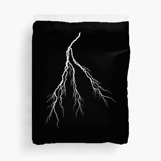 Bolt Of Lightning Chaser Weather Forecaster Storm Duvet Covers