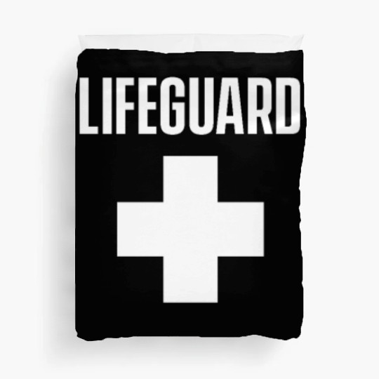 Team Lifeguard Life Guard Pool Attendant Guards Duvet Covers