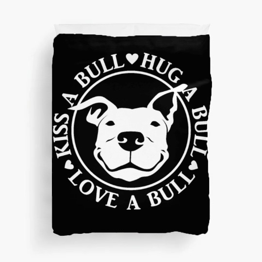 Love-A-Bull Pitbull Bully Dog Rescue Duvet Covers
