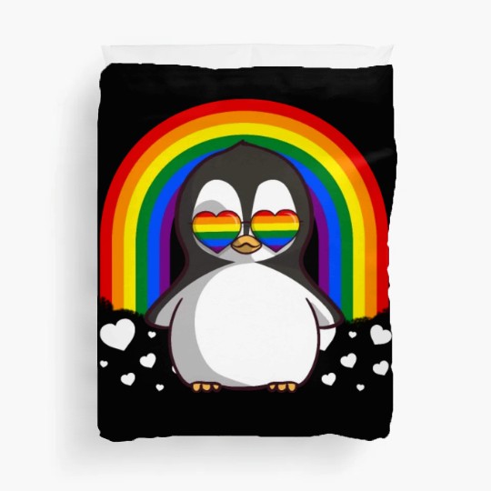 Penguin Gay Pride Rainbow LGBTQ Duvet Covers