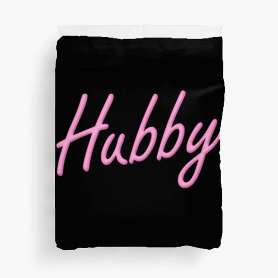 Hubby Neon - Pink Duvet Covers