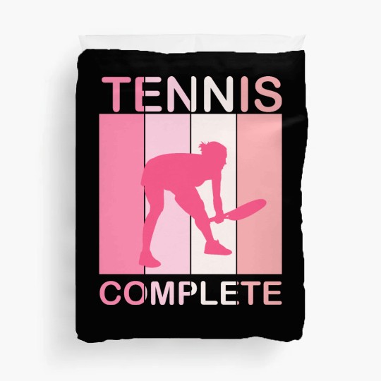 Tennis woman complete gift girl Duvet Covers