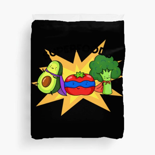 Superfoods Cute Vegetable Pun Duvet Covers