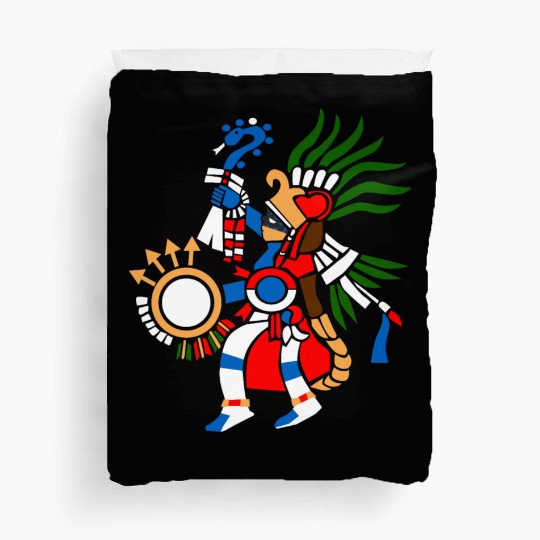 Aztec Symbol Aztec God of War Huitzilopochtli Duvet Covers
