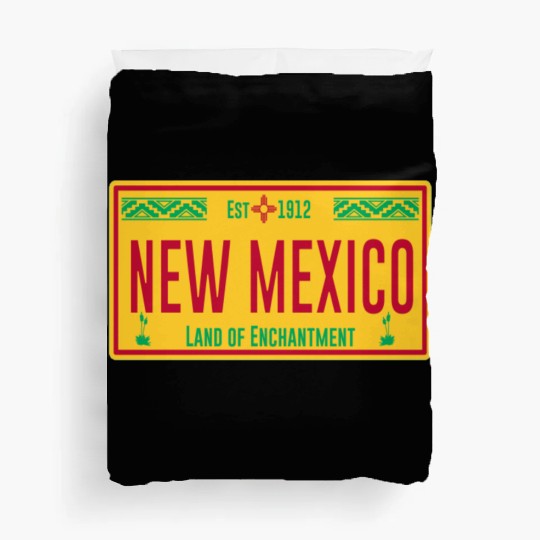 Zia New Mexico Symbole State Est 1912 Southwestern Duvet Covers