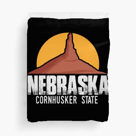 Nebraska State | USA America States Chimney Rock Duvet Covers