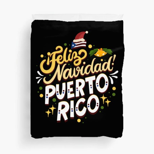 Feliz Navidad Puerto Rico - Merry Christmas Duvet Covers