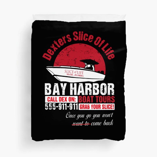 Cool Dexter Bay Harbor Boat Tours Duvet Covers