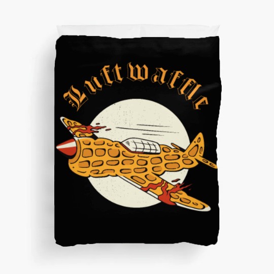 Luftwaffle Waffle Military Aircraft Pilot Duvet Covers