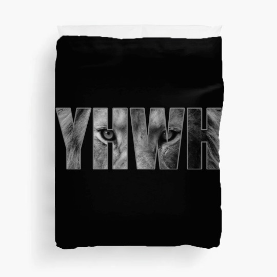 YHWH Yahweh God Lion Gift Duvet Covers