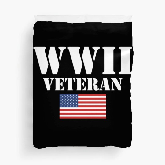 American Patriot Wwii Veteran Military World War 2 Duvet Covers