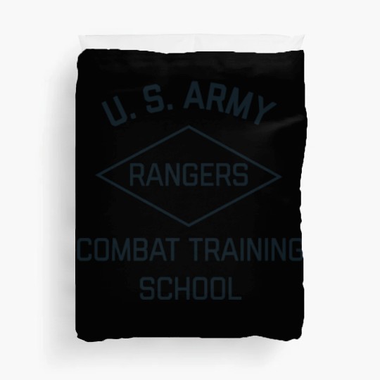 Us Army Ranger Combat Training School Ww2 Vintage Duvet Covers