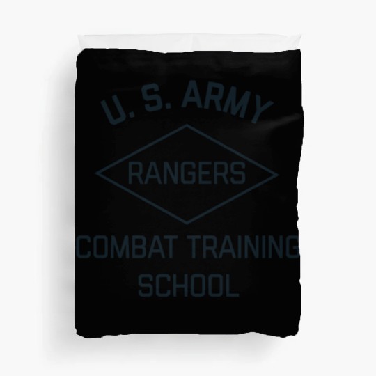 Us Army Ranger Combat Training School Ww2 Vintage Duvet Covers