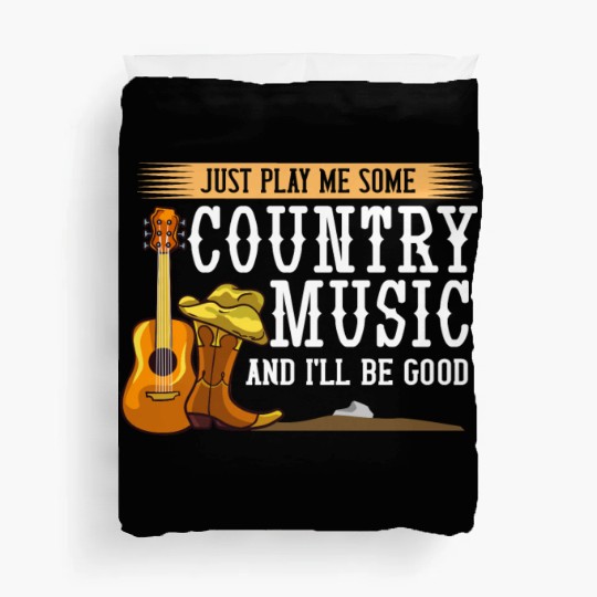 Country Music Gift Song Western Girl Duvet Covers