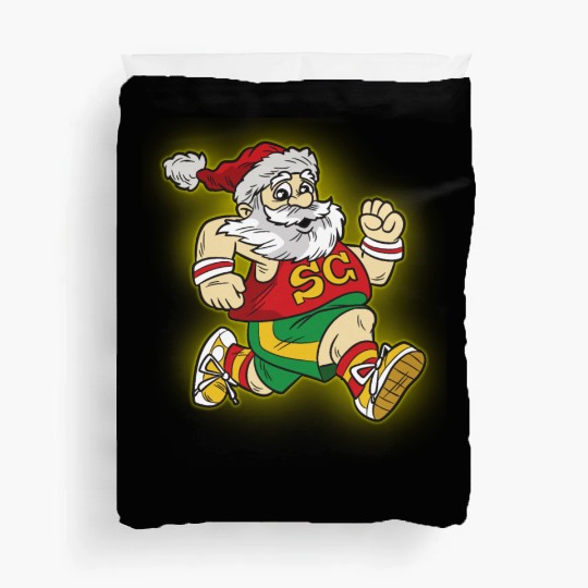 Santa Claus Marathon Duvet Covers