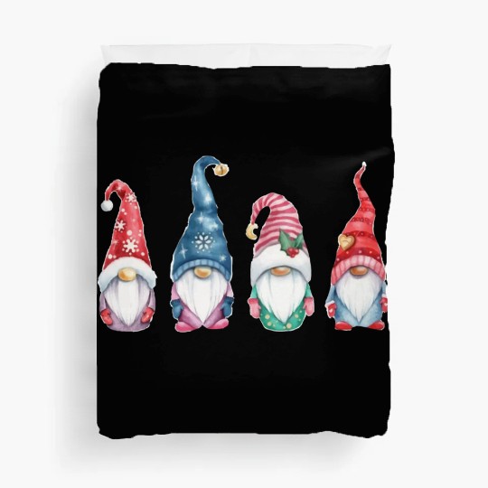 Merry Christmas Gnomes Duvet Covers