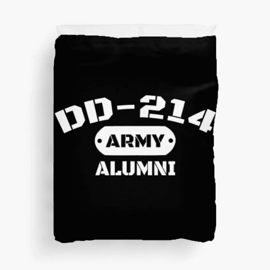 Dd-214 Us Army Alumni Men And Women Duvet Covers
