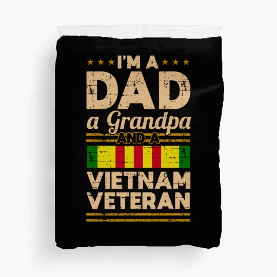 Dad Grandpa Vietnam Veteran Vintage Duvet Covers