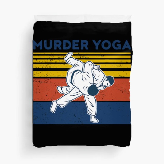 Jiu Jitsu Duvet Covers Murder Yoga MMA Brazilian