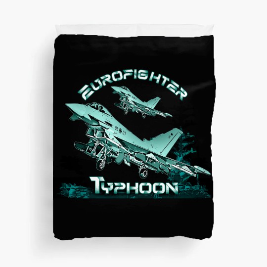 Eurofighter Typhoon fighter jet Duvet Covers